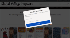 Desktop Screenshot of globalvillageimports.com